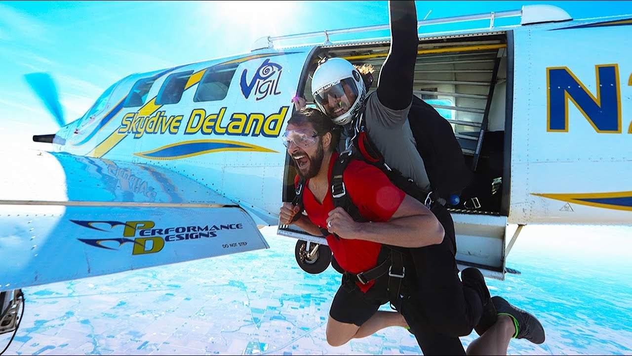 Olympic Swimming  VS SKYDIVING Nerves