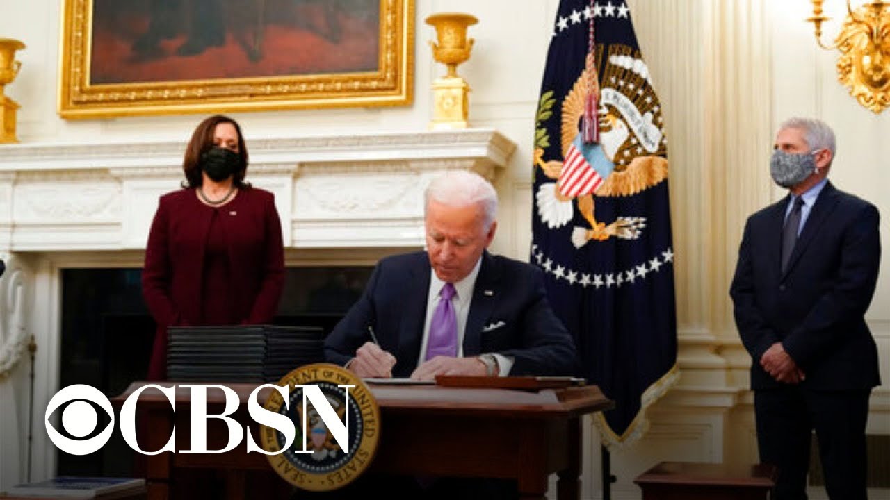 Biden rolls out plan to battle coronavirus pandemic with new executive orders