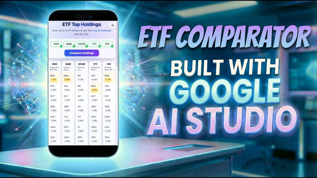 I Built This ETF Comparison Tool Using Google AI Studio!