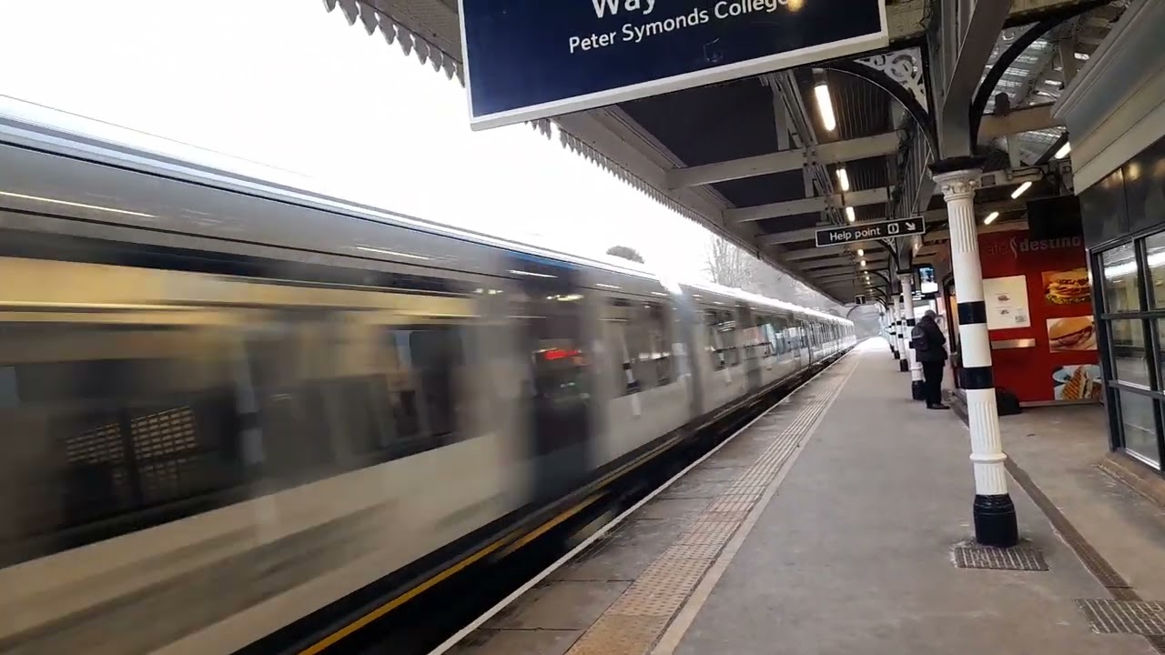 class 701 at full speed passing winchester