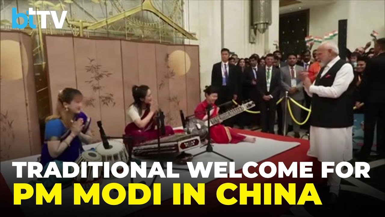 Chinese Artists Welcome PM Modi With Indian Classical Music In Tianjin