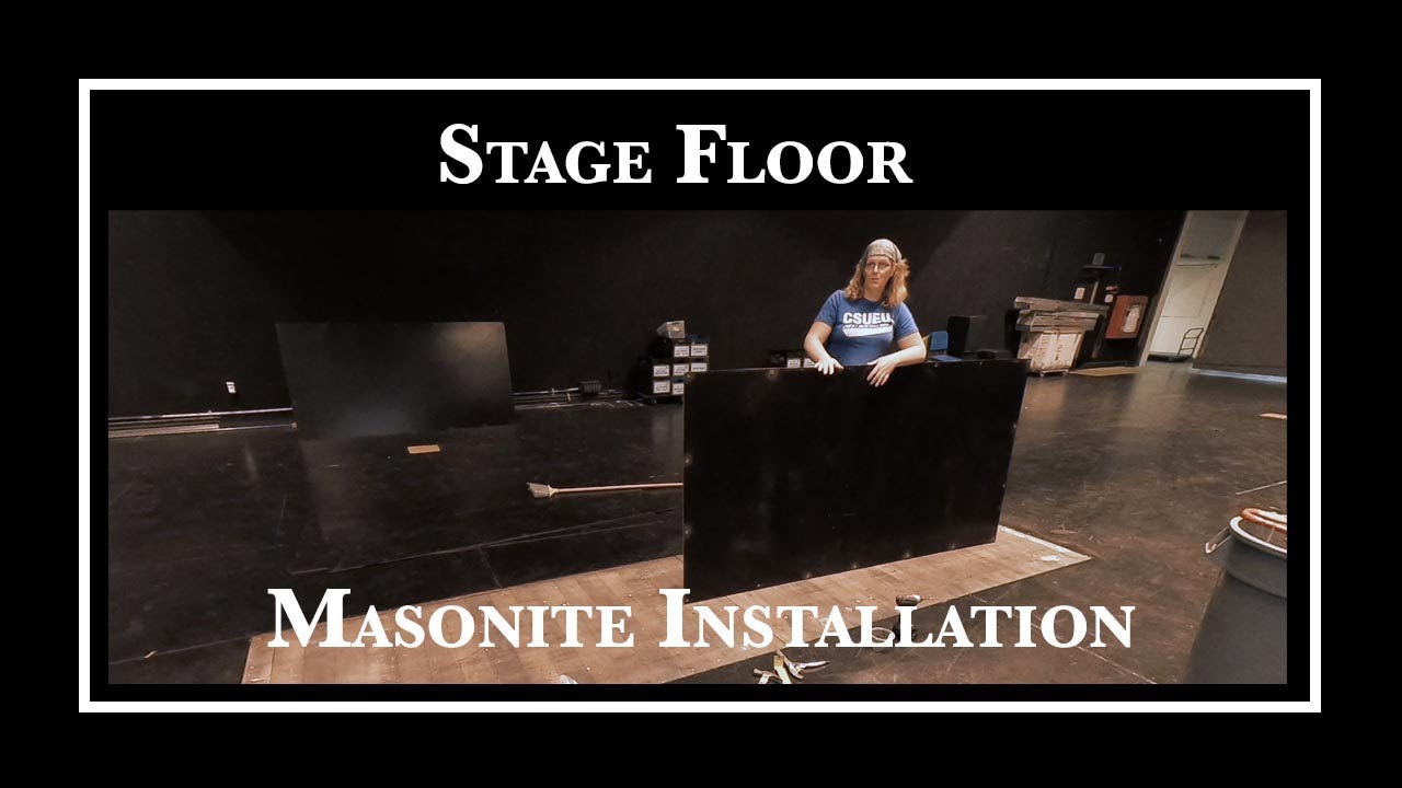 Stage Floor, part 3 –  Replacing Masonite on the Stage Floor