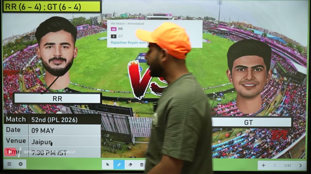 RR vs GT Today Match Dream11 Prediction | Rajasthan Royals vs Gujarat Titans 2026 | Match 52
