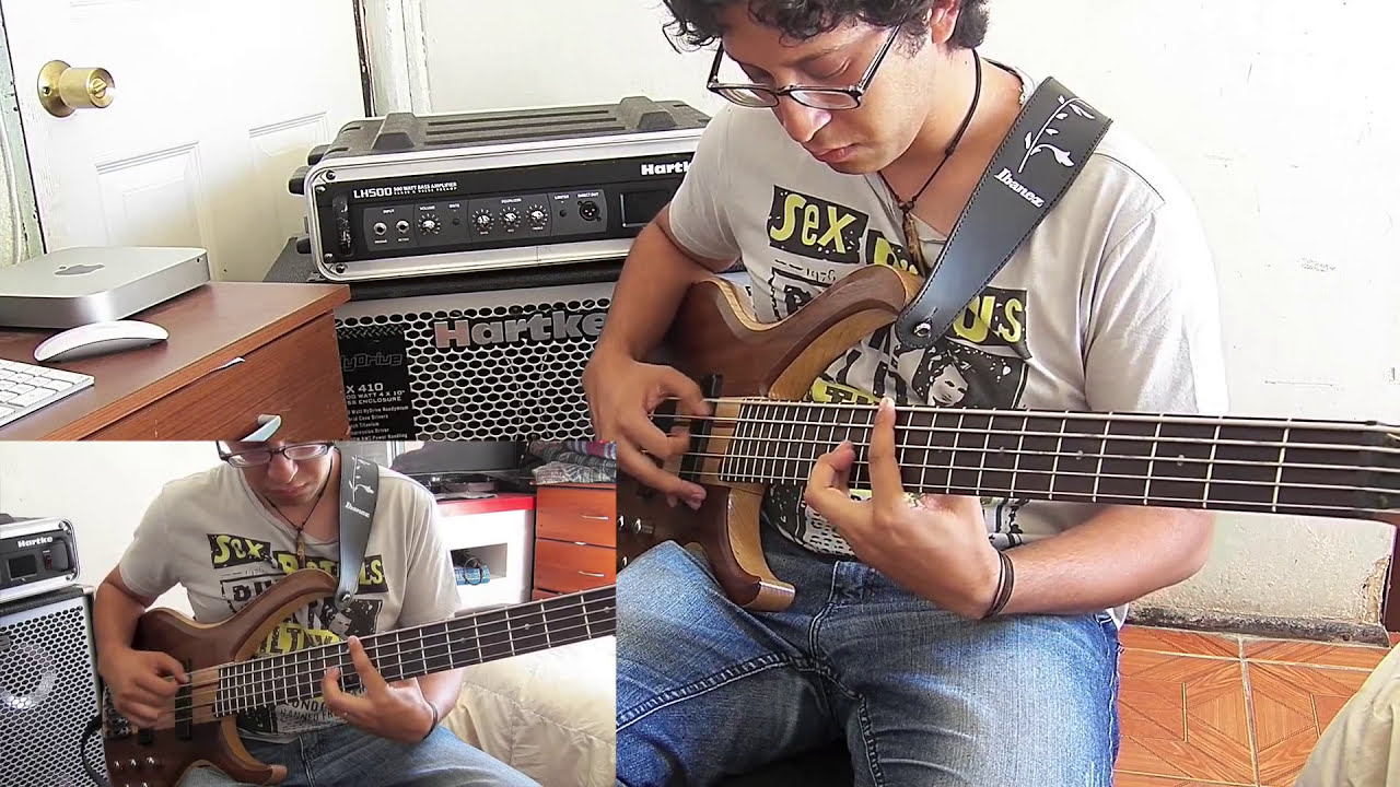 Chopin nocturno  Op 9 Nº 2 (bass cover with Tabs)