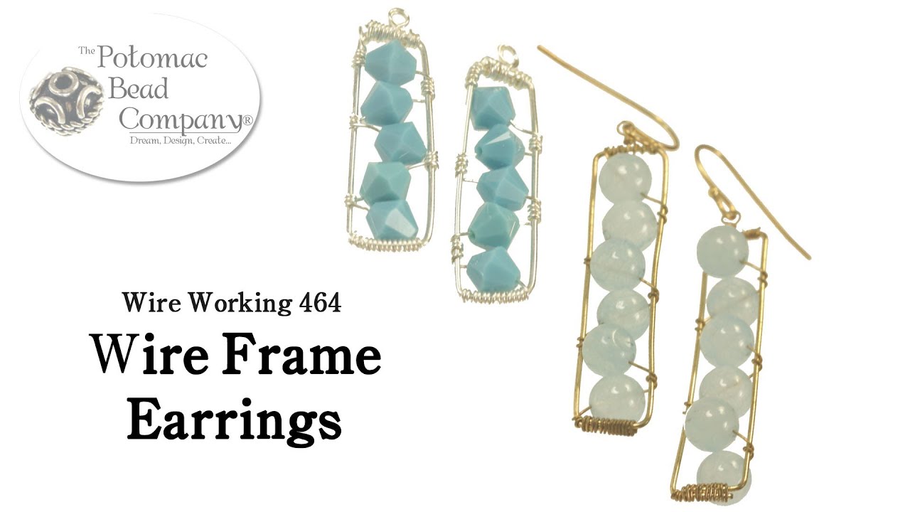 Make Wire Frame Earrings