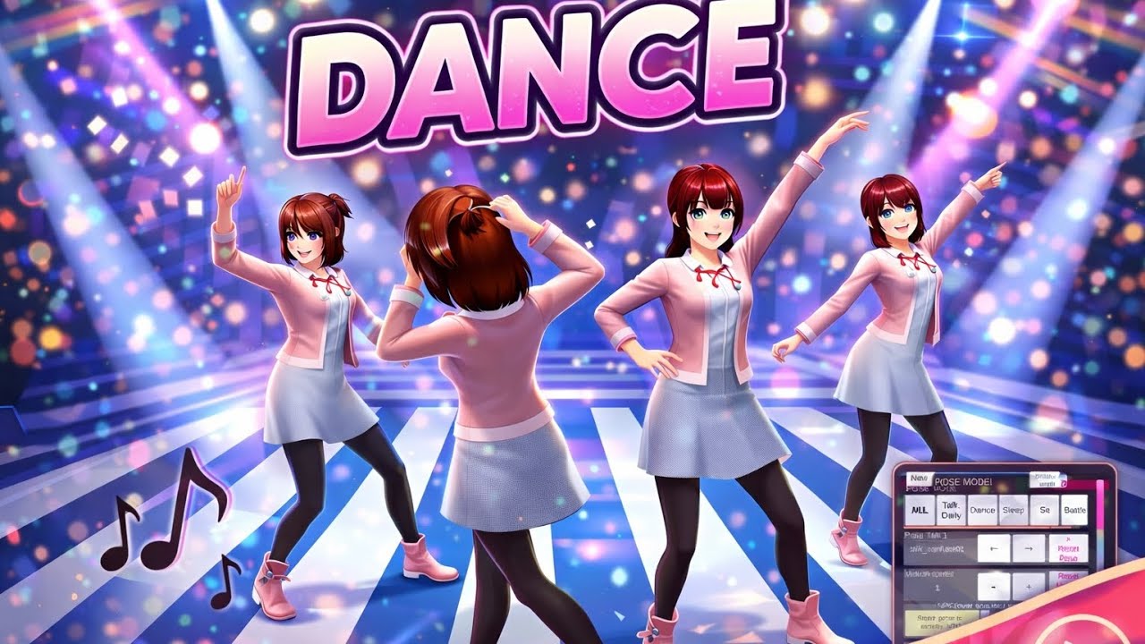 Epic School Dance Performance 💃🔥 | Anime Game Dance | AK99Gamimg