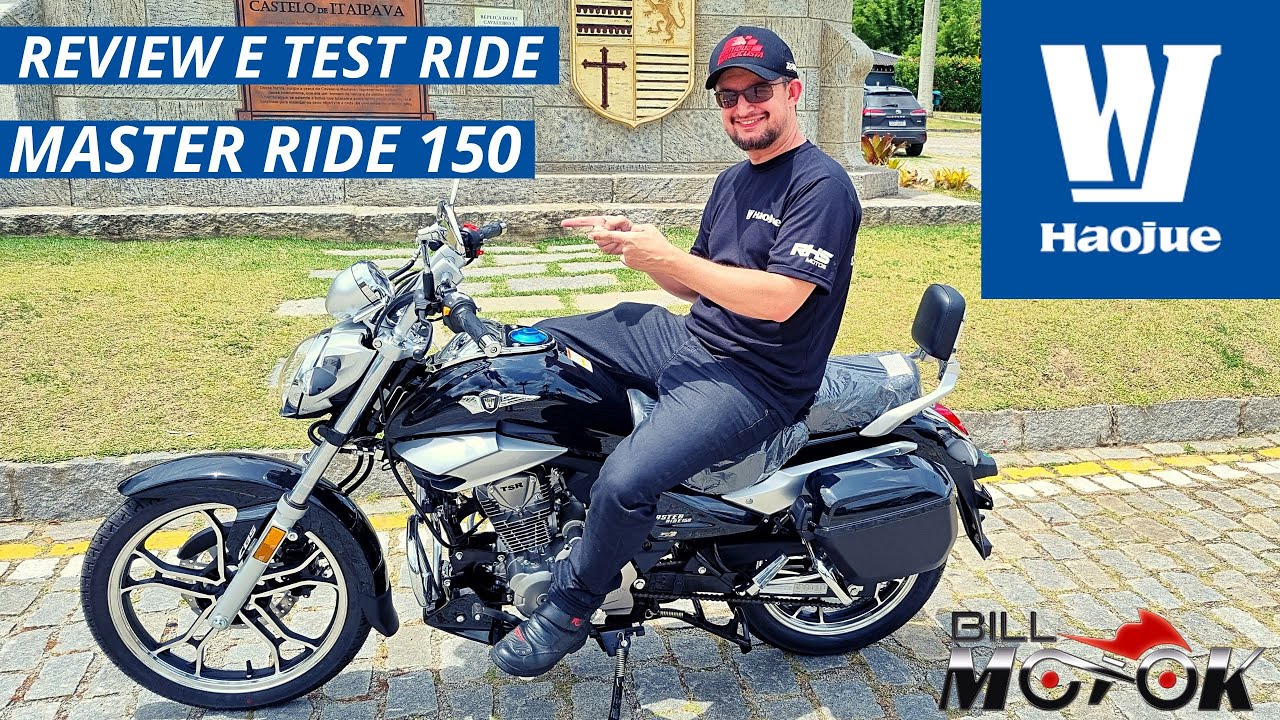 Master RIDE 150 HAOJUE  2023 chegando com TUDO para REVIEW e TEST ride, finalmente chegou o dia.