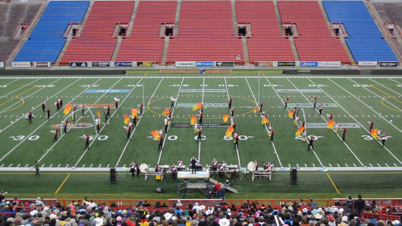 Calgary Showbands Live 2016 - Finals - Bishop Grandin Marching Ghosts - full field