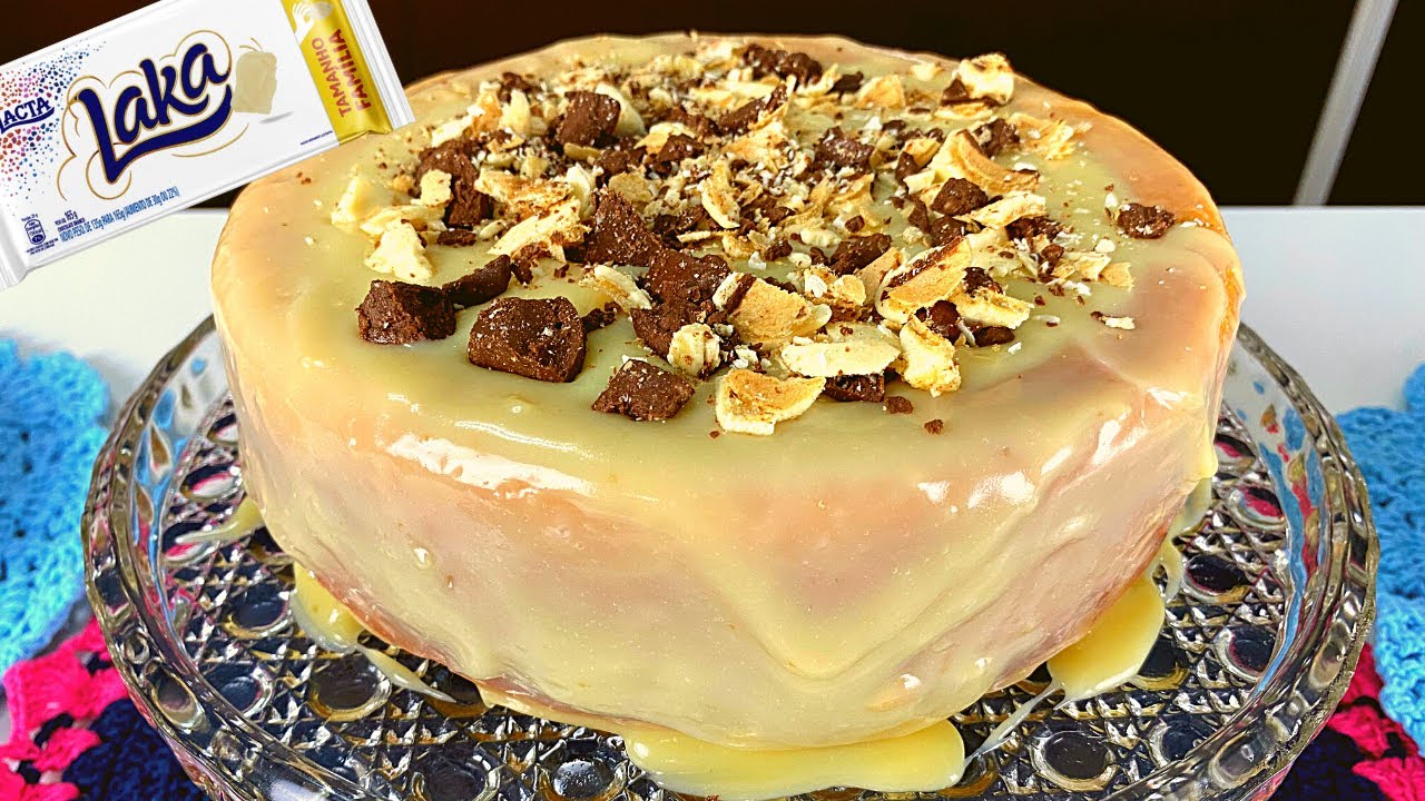 BOLO DE CHOCOLATE BRANCO | Receita Toda no LIQUIDIFICADOR