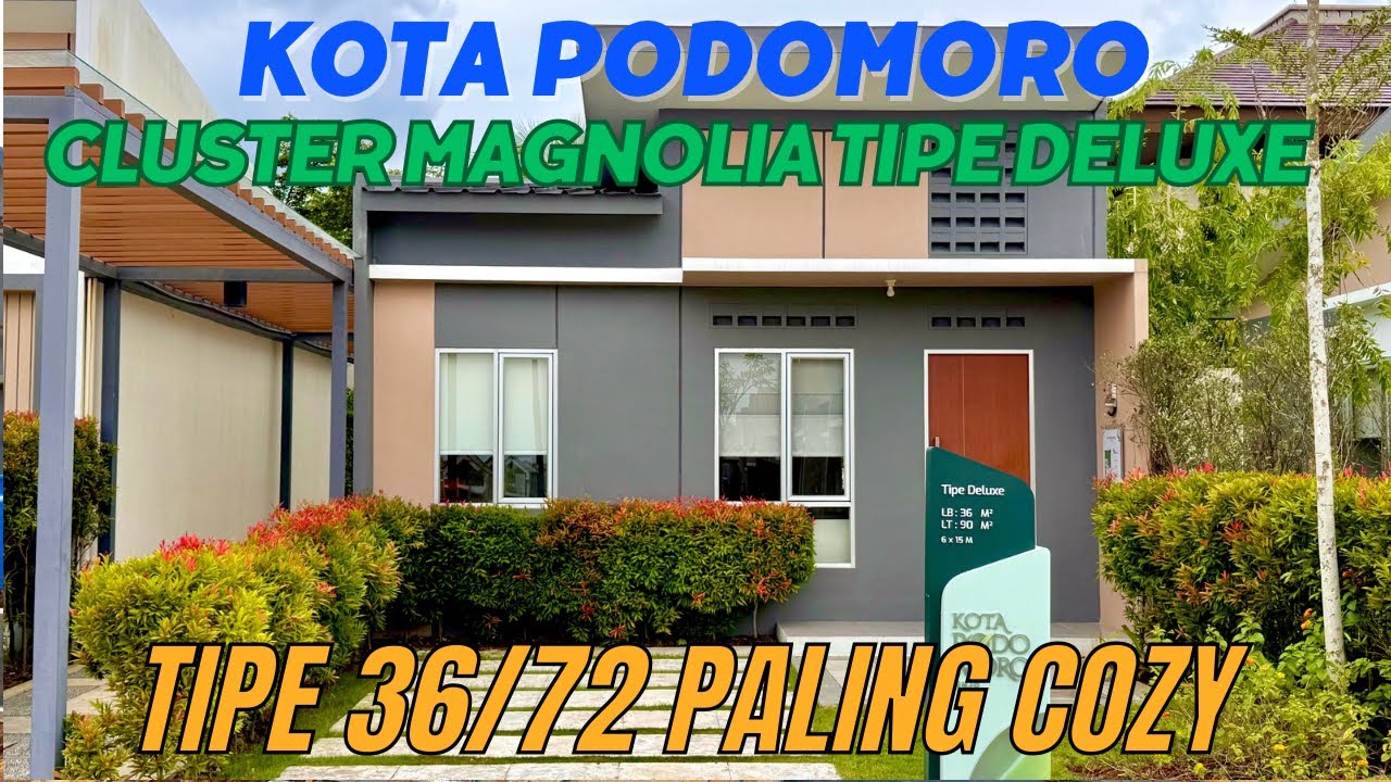 SHOCK BANGET KOTA PODOMORO TENJO | Rumah Tipe 36/72 Sederhana Tapi Elegan