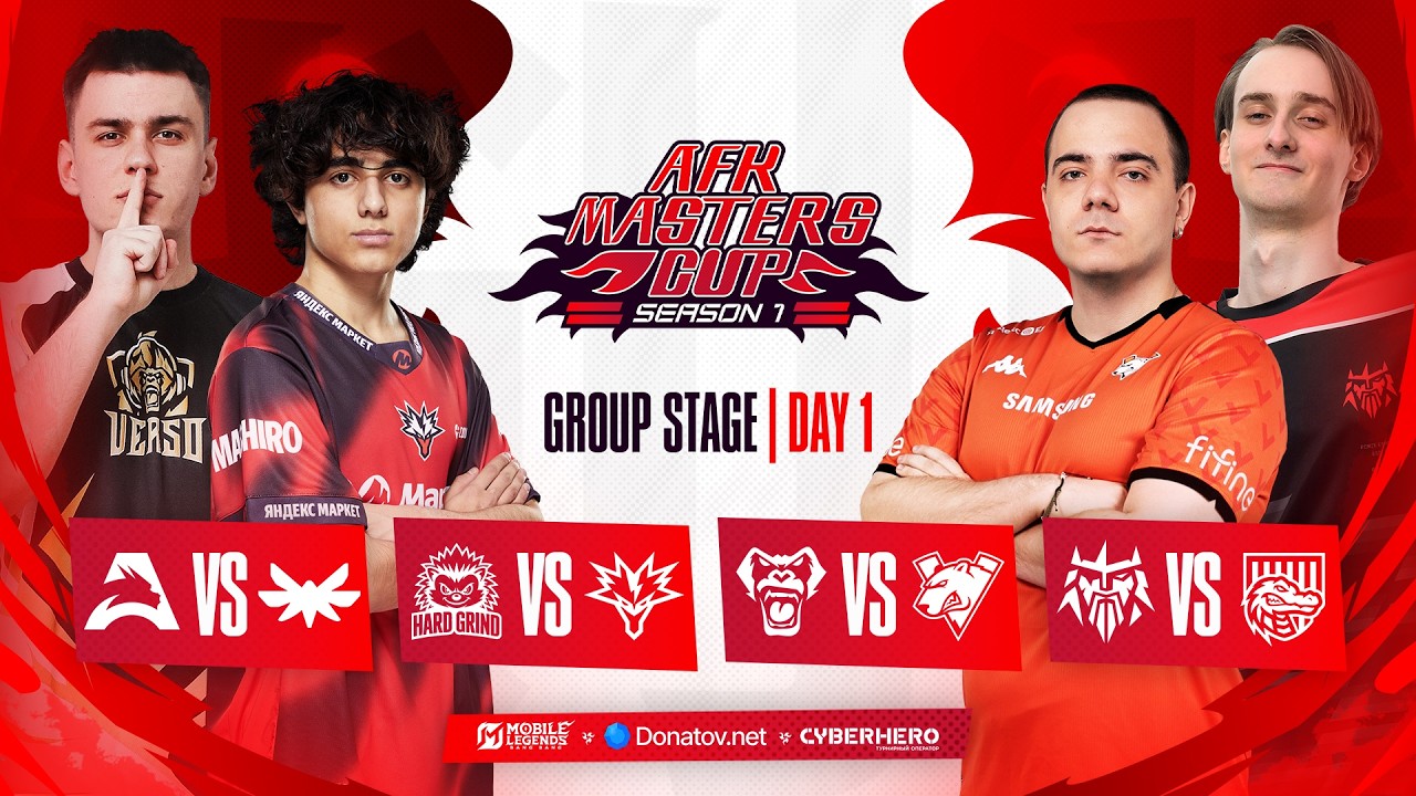 CYBERHERO x DONATOV.NET AFK MASTERS CUP S1 : GROUP STAGE - DAY 1/7