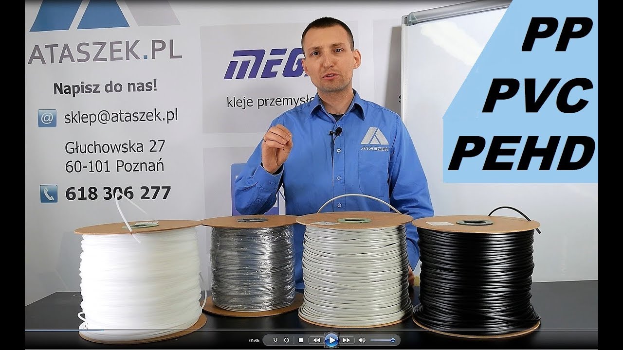 Sznur do spawania - Spoiwo do plastiku PP, PVC, PEHD
