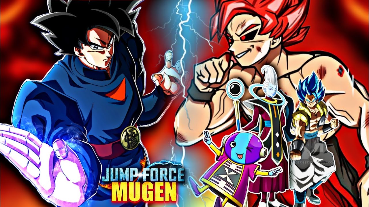 Форма великого жреца Гоку против сильнейших персонажей DBZ в JUMP FORCE MUGEN с SHINCHAN и CHOP