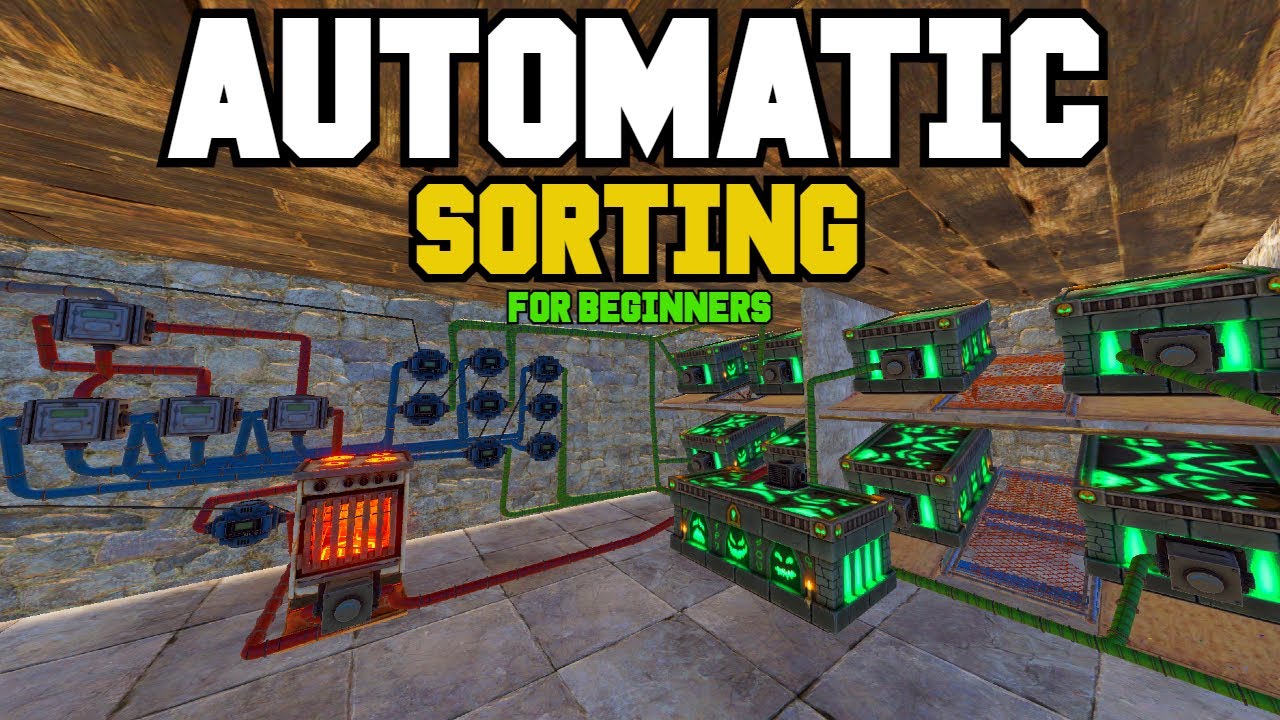 AUTOMATIC SORTING in Rust - 8 Large Boxes (EASY TO INSTALL)