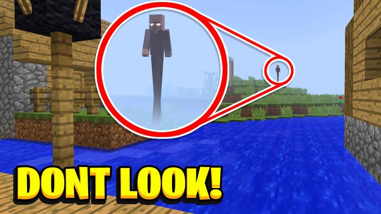 If You See This CREEPY TALL Villager In MINECRAFT DONT LOOK AT HIM!