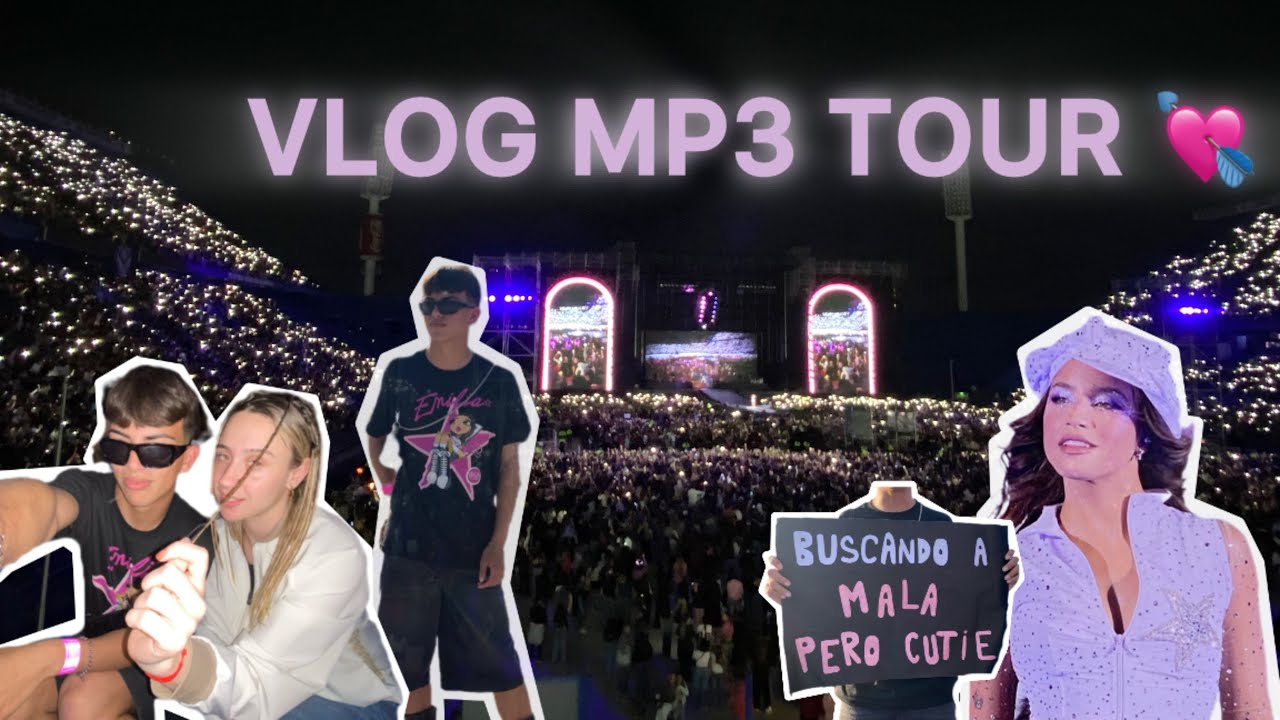 Vlog mp3 tour velez 💓🪩 (show+emilia +++)