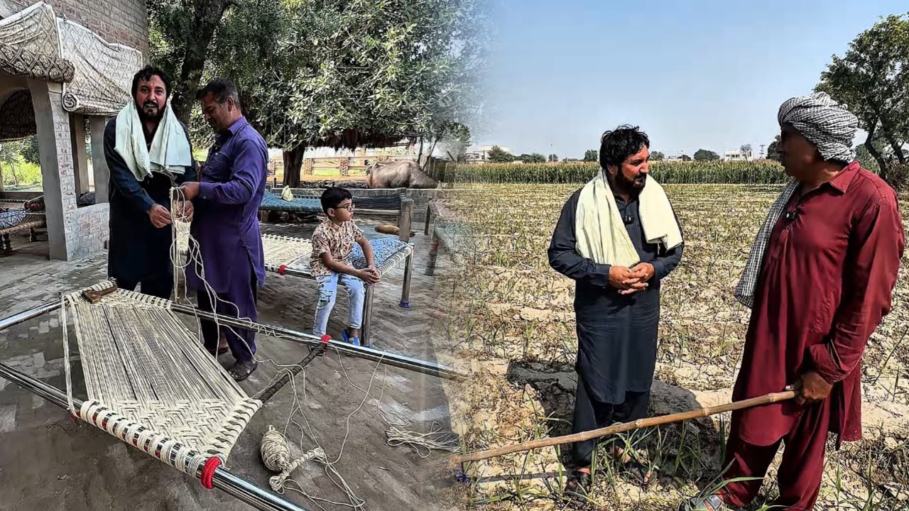 Maj di boli piti | Kamaad vch sarson di kasht | Charpai banany wala mazdoor