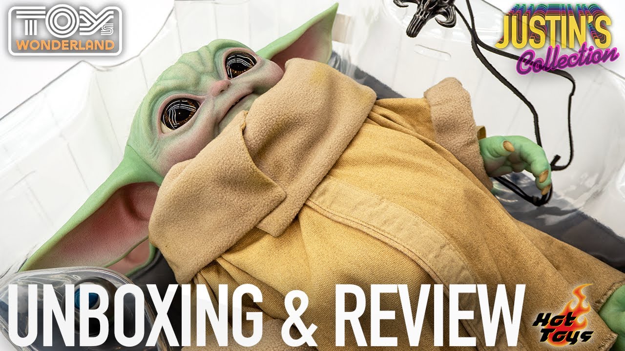 Hot Toys Grogu / The Child / Baby Yoda The Mandalorian Life-Size Figure Unboxing & Review