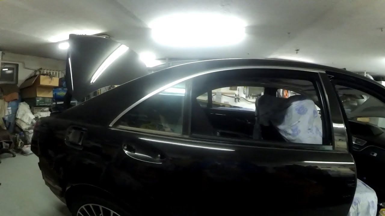 Mersedes Benz w 221   как разобрать заднюю дверь и снять наружную ручку