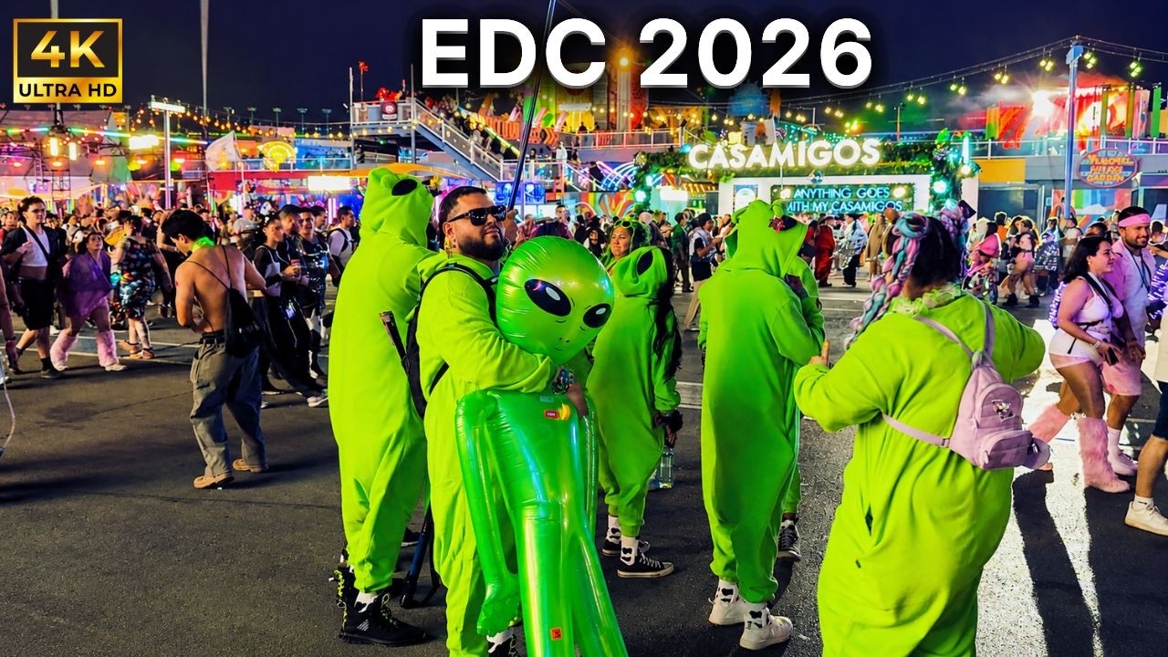 Inside EDC Las Vegas 2026 Walking Tour | May 2026 |  3-Day Festival Experience [4K HDR]