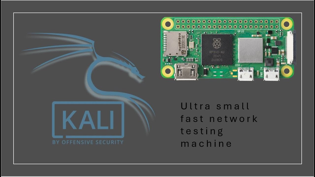 Kali Linux on Raspberry Pi Zero W2 [easy simple and fast] DIY