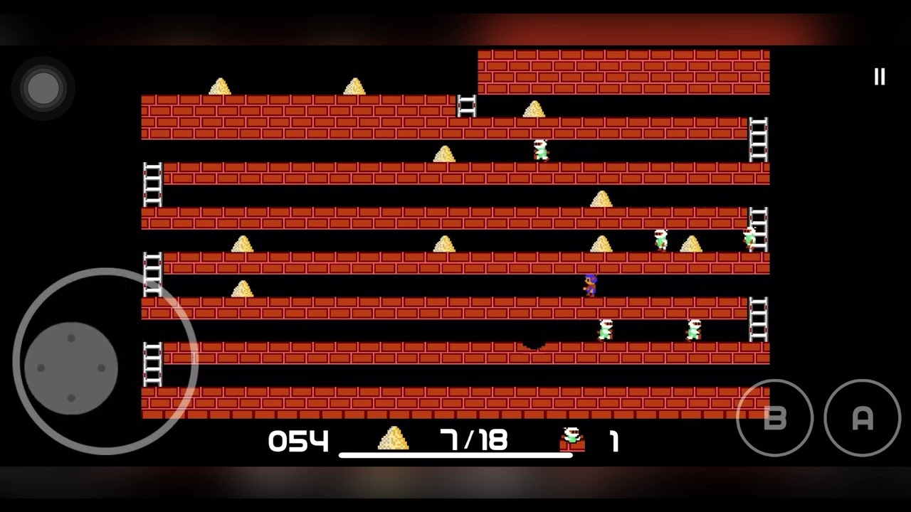 Mine Runner Level 54, with a trick
