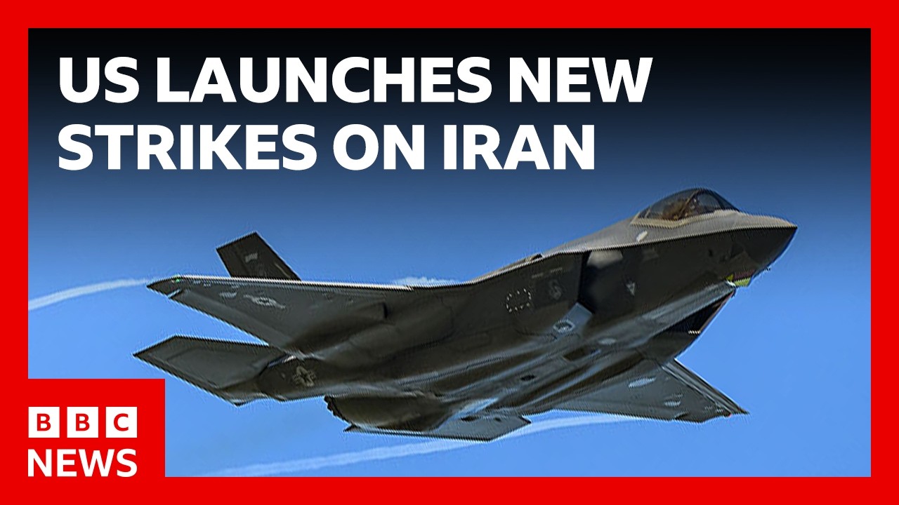US launches new strikes on Iran, targeting missile sites and boats | BBC News