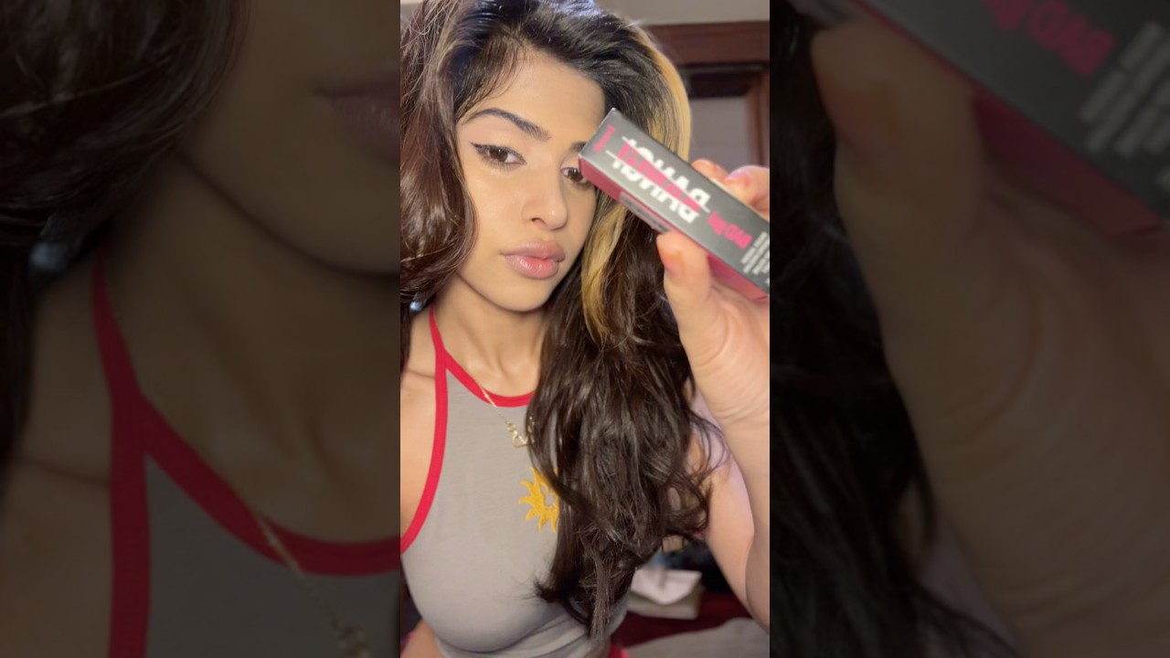 Trying BADGal BANG! Mascara by Benefit Cosmetics #shorts #beauty #mascara #makeup