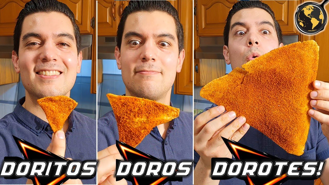 Como hacer Doritos en Casa (tres tamaños)| Cocina Universal