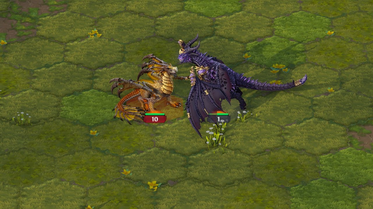 Gold Dragon? - Hidden creature - HoMM: Olden Era demo