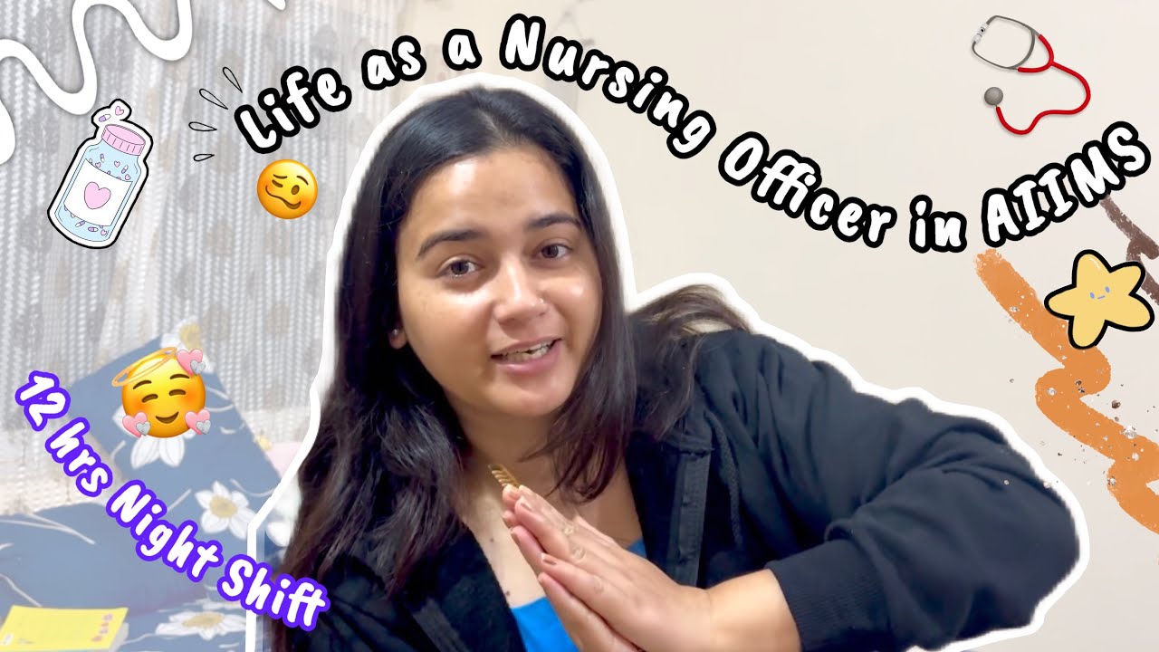 *12hrs Night Duty in AIIMS* | Life as a Nursing Officer 💤👩‍⚕️#createwithkanu #nursingofficer #aiims 