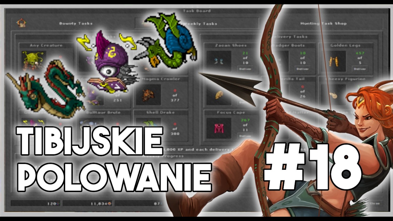 [PL] Tibia - Tibijskie Polowanie | Ponad 100kk EXP w tygodniu! #18