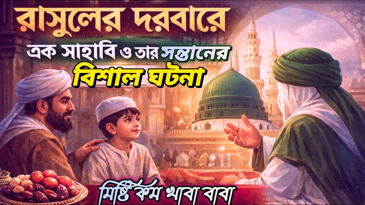 রাসুল ﷺ এর দরবারে এক সাহাবি ও তার সন্তানের অবাক করা ঘটনা | ইসলামিক শিক্ষা | শুনলে চোখে পানি চলে আসবে