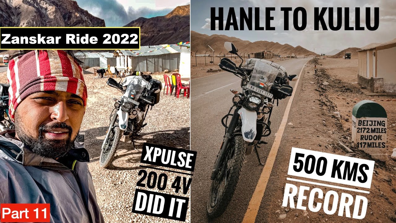 BIGGEST RECORD ON XPULSE 200 4V | Hanle To Kullu in 15 Hrs | Extreme OffRoad & Bad Weather B4 SARCHU