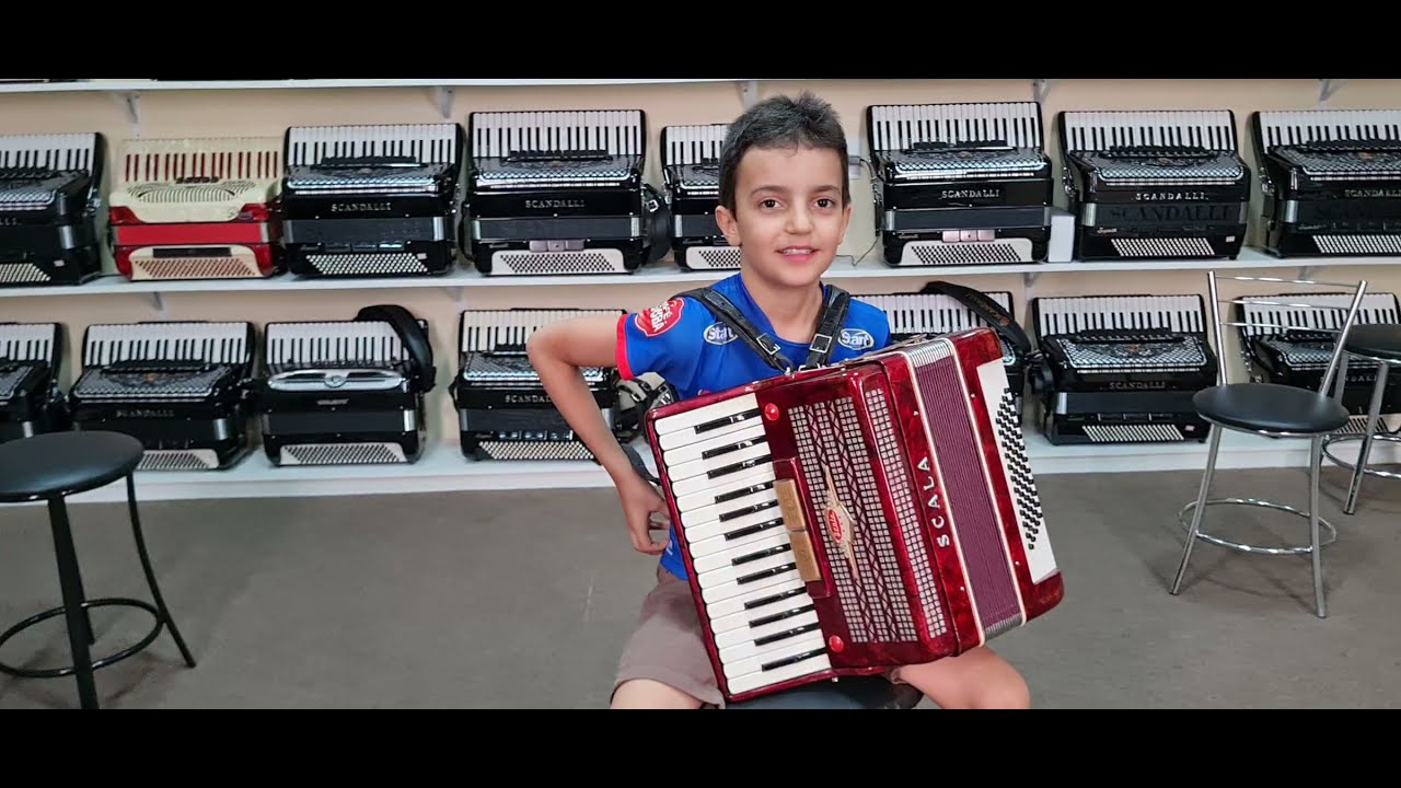 (VENDIDA) Acordeon 60 baixos Scala impecável (frete grátis)