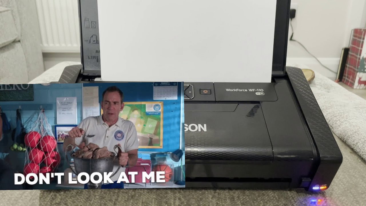 Обзор мобильного принтера EPSON WF-110W. #Epson #Принтеры #Техника