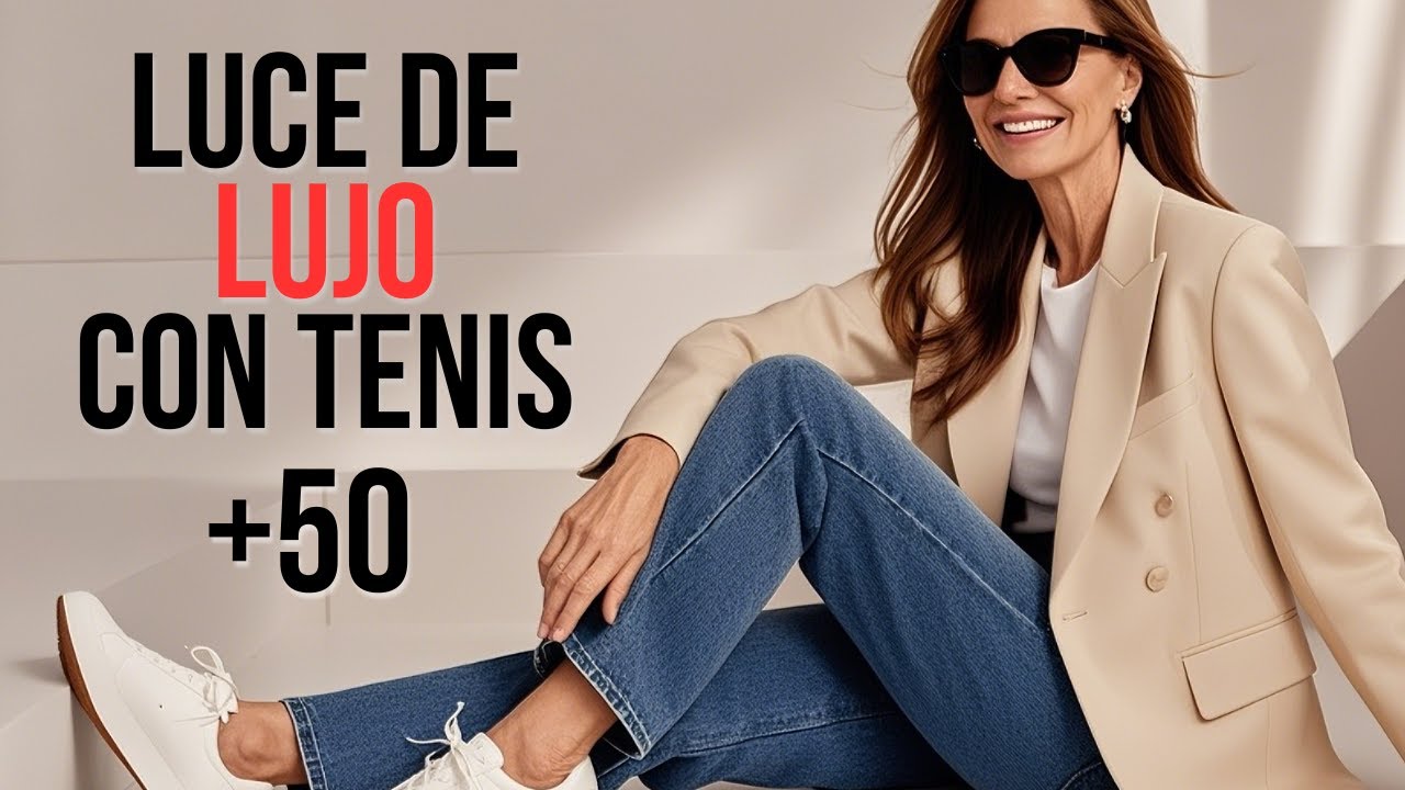 Cómo Usar Tenis y Siempre Verte Elegante Después de los 50!