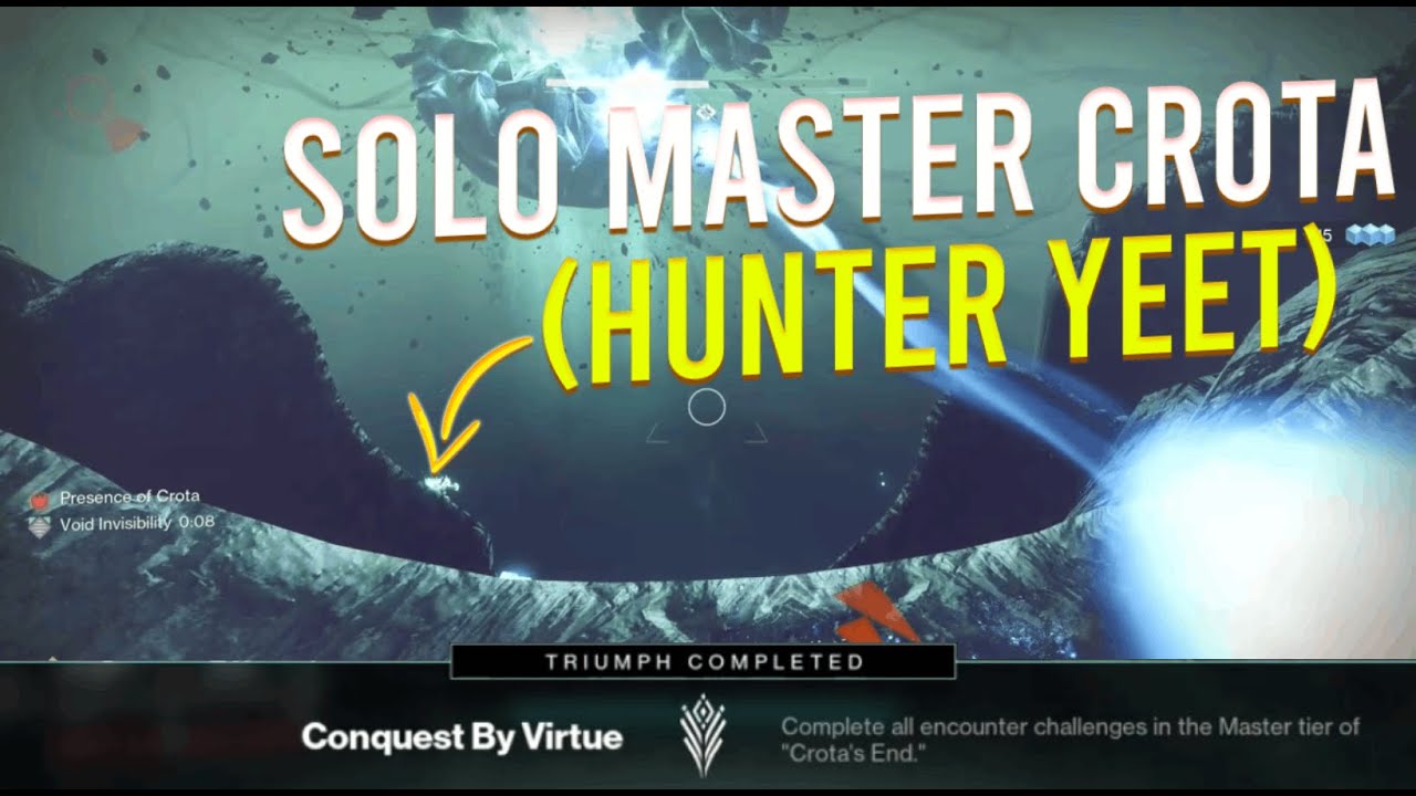 Solo Crota (Master) - Hunter (Cheese Method)