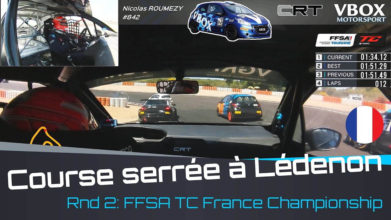 Ma 2ème course en TC France! Peugeot 208 Circuit de Lédenon