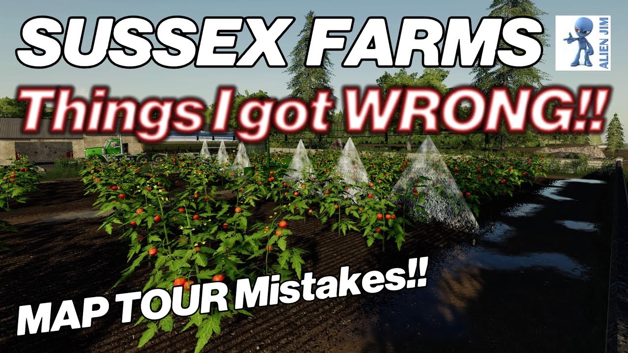 SUSSEX FARMS-Things I got WRONG-MAP TOUR Farming Simulator 19 PS4 (Review)