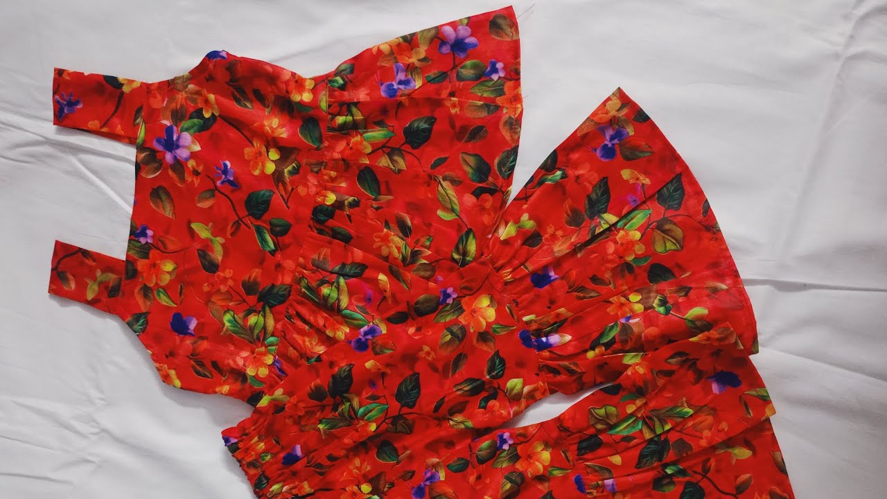 চমৎকার একটি বেবি frock - সেলোয়ার কাটিং এবং সেলাই  #baby #frock #design #sewing #vairalvideo 