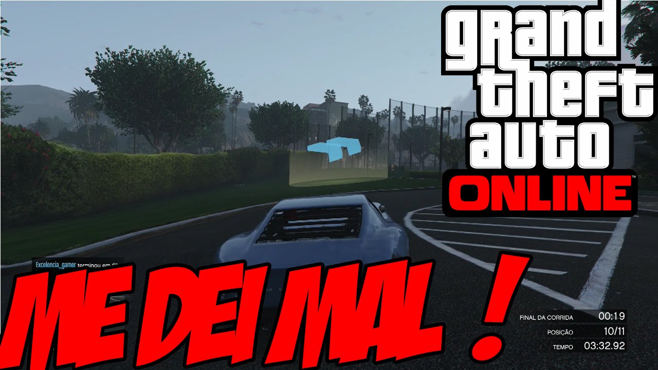GTA Online Corridas -  Me Dei Mal !