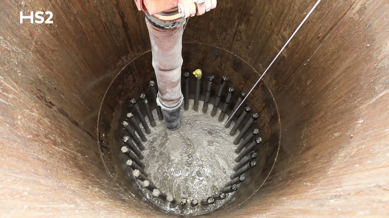World first vacuum excavation technique at HS2's Euston site.