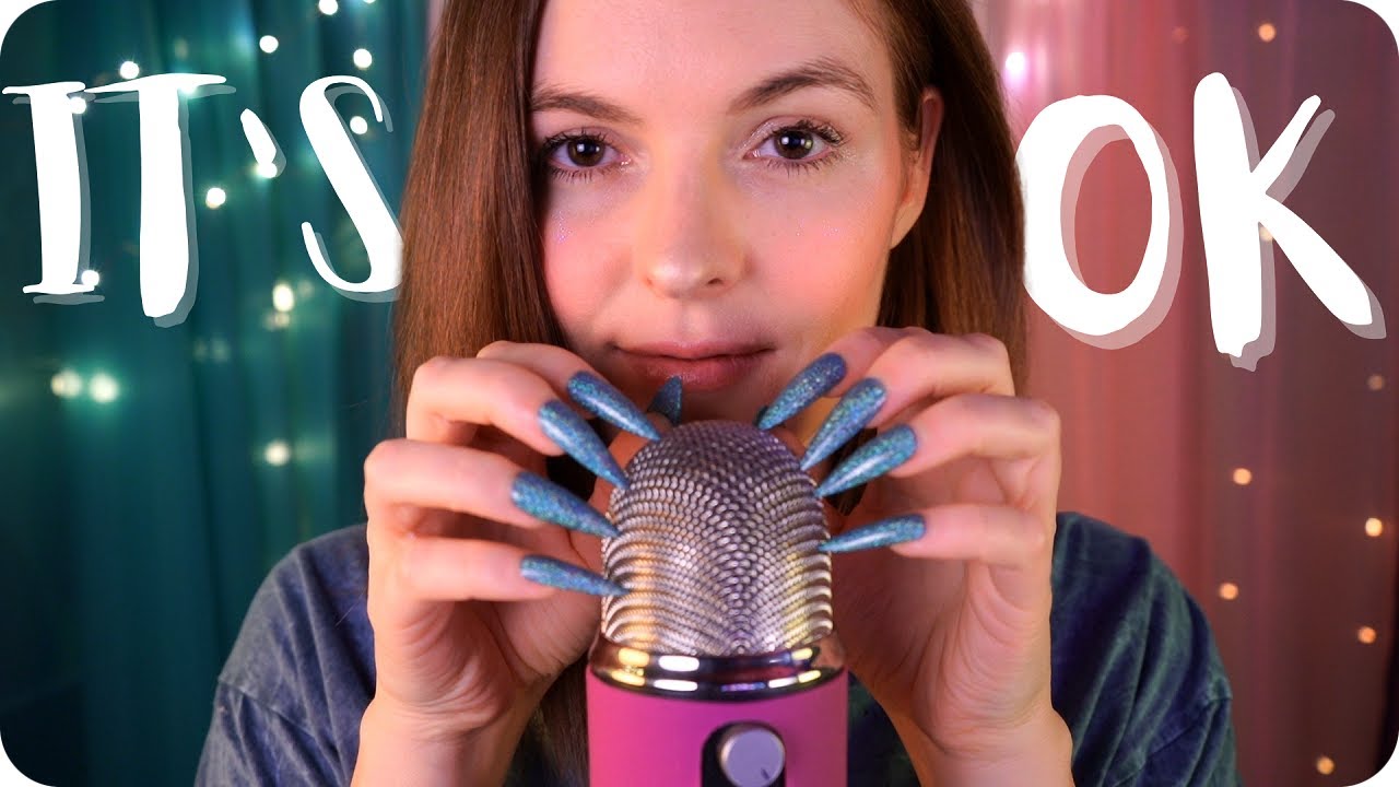ASMR ~Brain Melting~ Mic Scratching + Positive Affirmations 🎙️💕