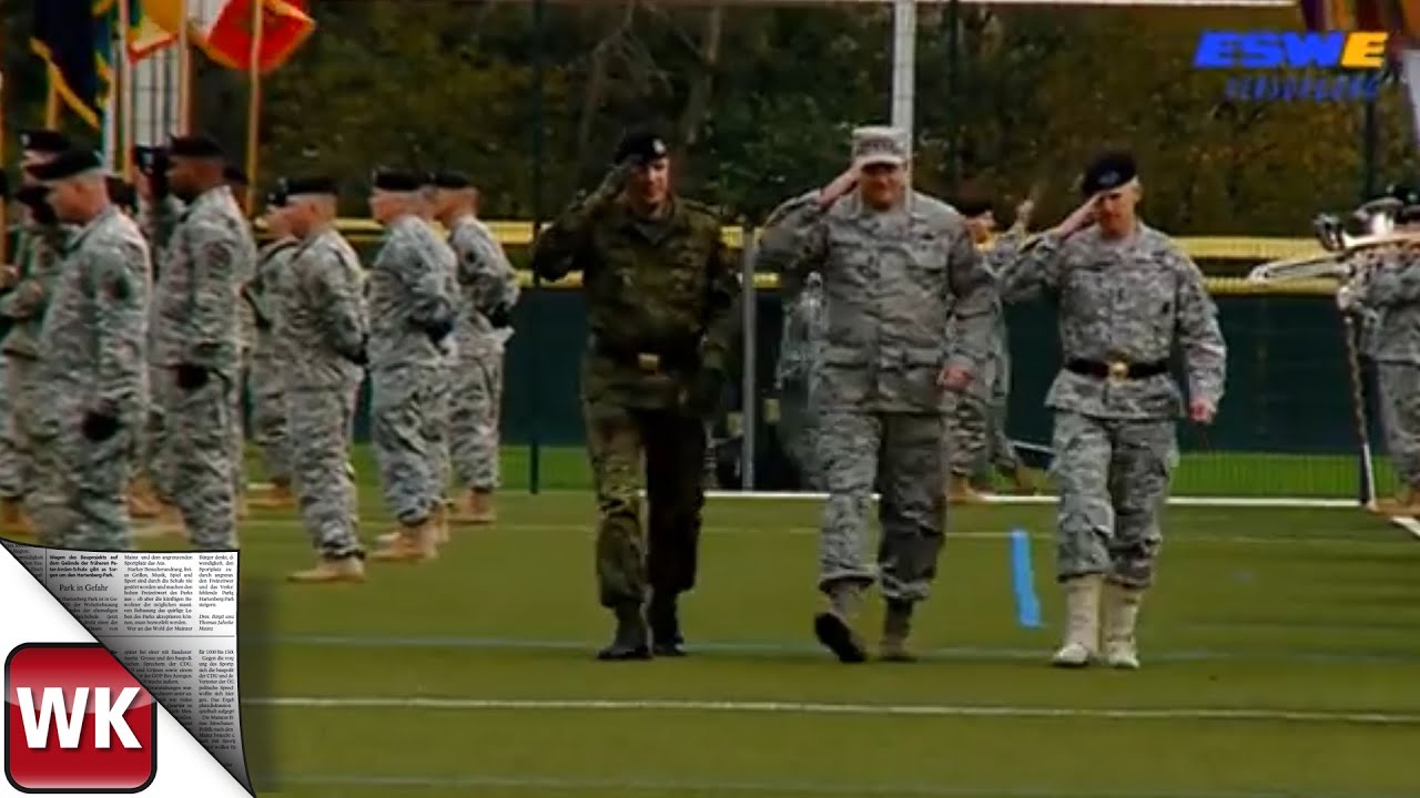 Wiesbaden / Erbenheim: Zeremonie zum Kommandowechsel in der U.S. Army Europe
