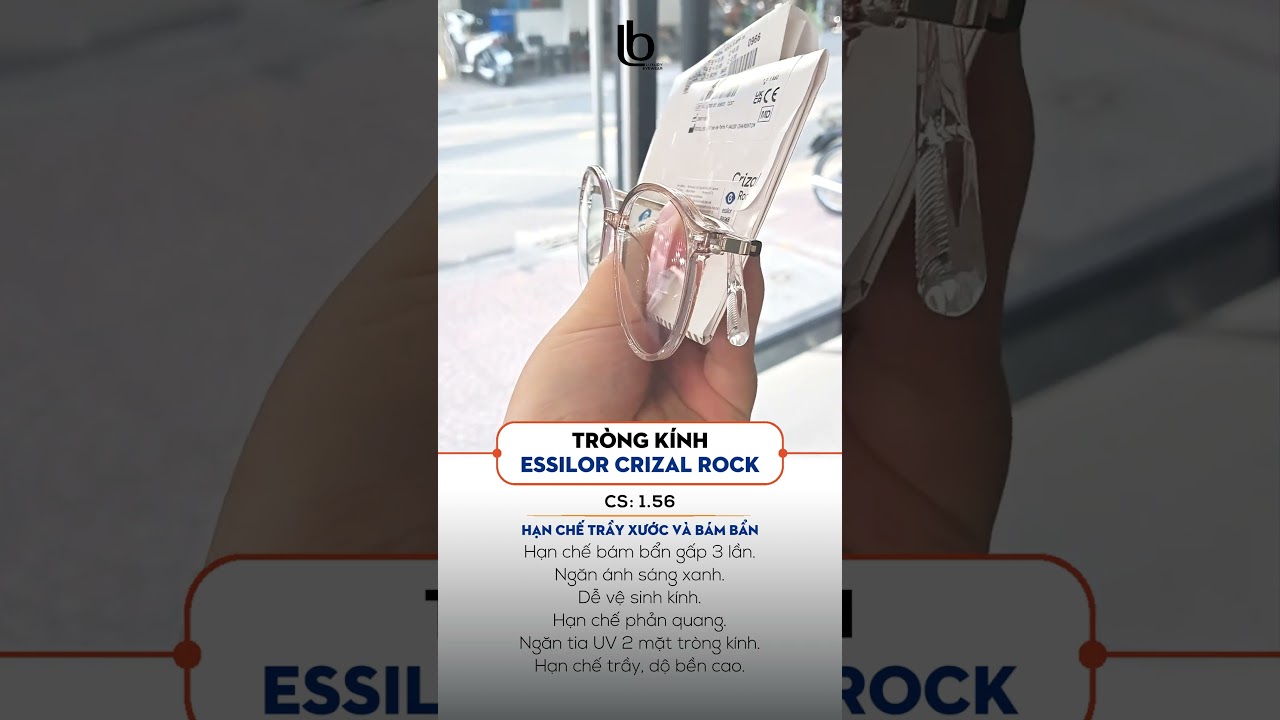 TR&Ograve;NG K&Iacute;NH ESSILOR CRIZAL ROCK