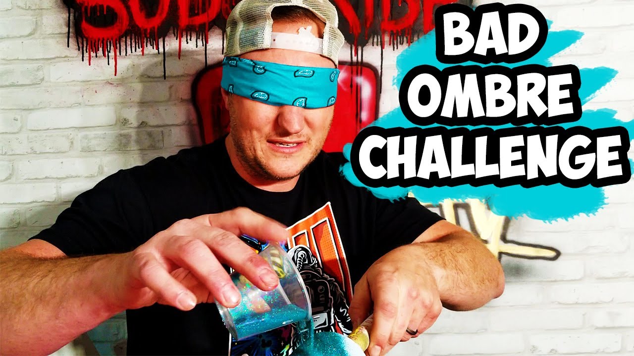 I Tried Glittering a Cup Blindfolded!! *Challenge*