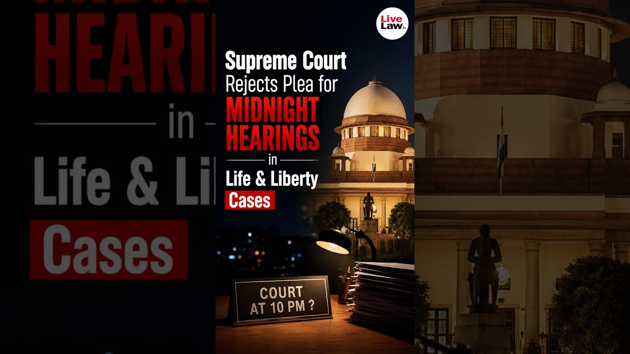 Supreme Court Rejects Plea for Midnight Hearings in Life & Liberty Cases