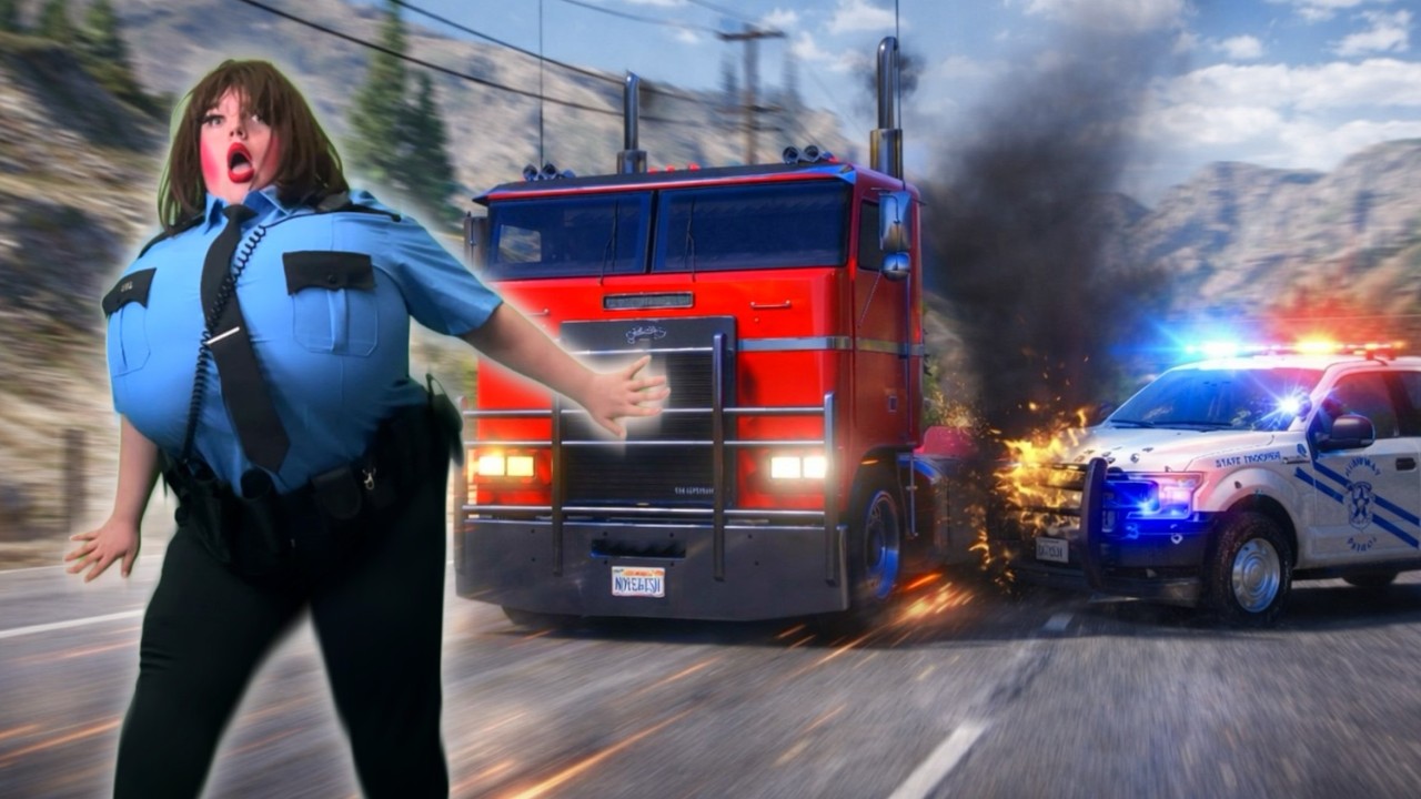 I Tried to Stop a Semi… Big Mistake