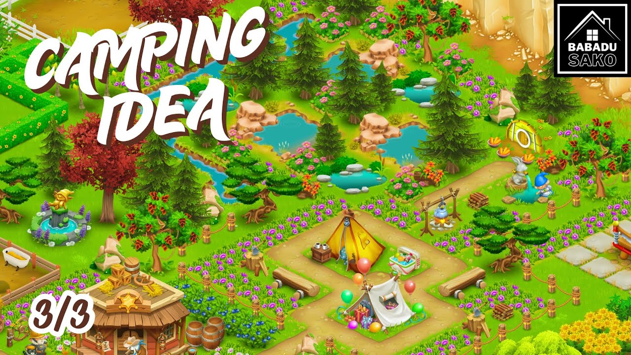 EP.281 : Camping Idea part 3/3 - HayDay FarmDesign!